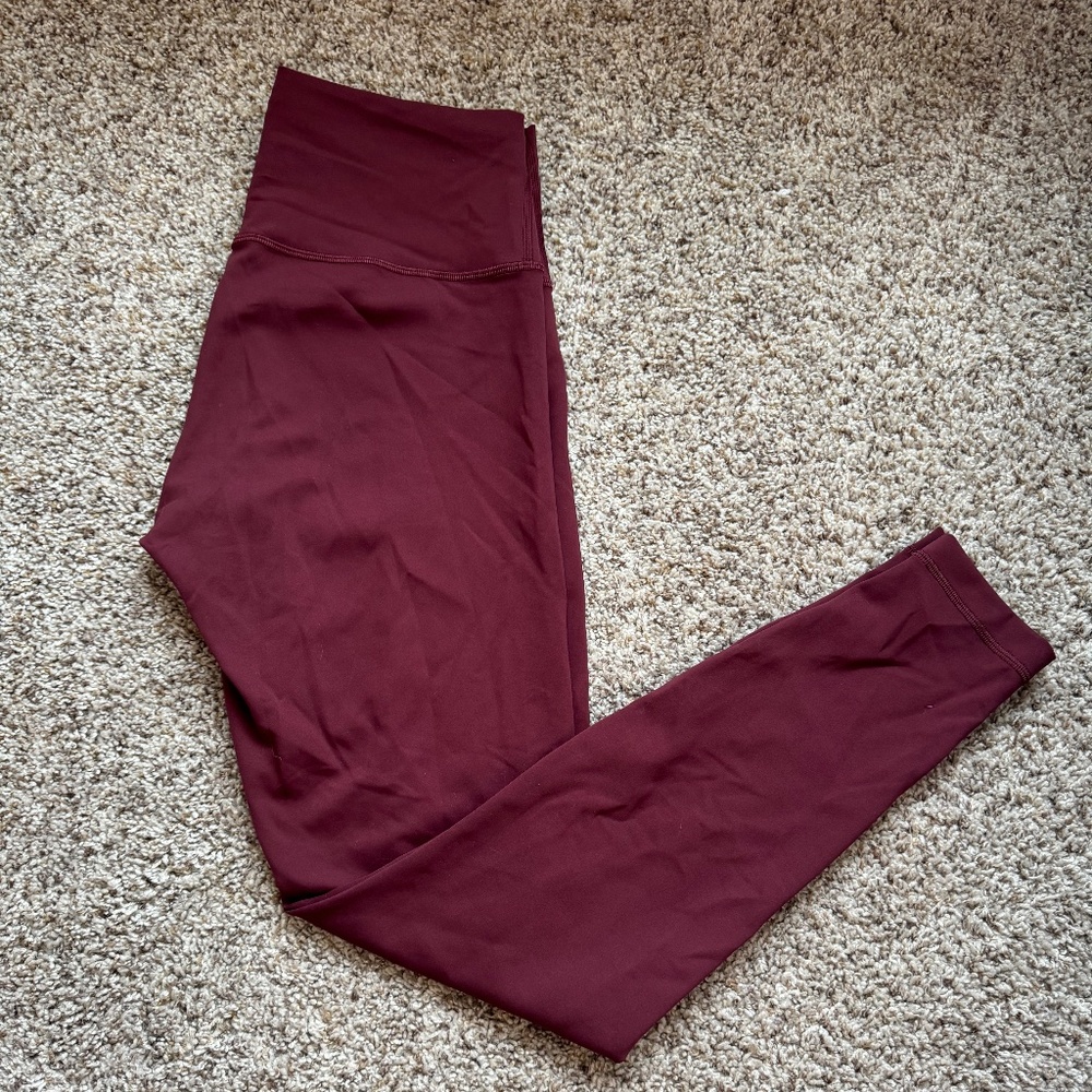 Lululemon InStill High-Rise Tight Maroon
